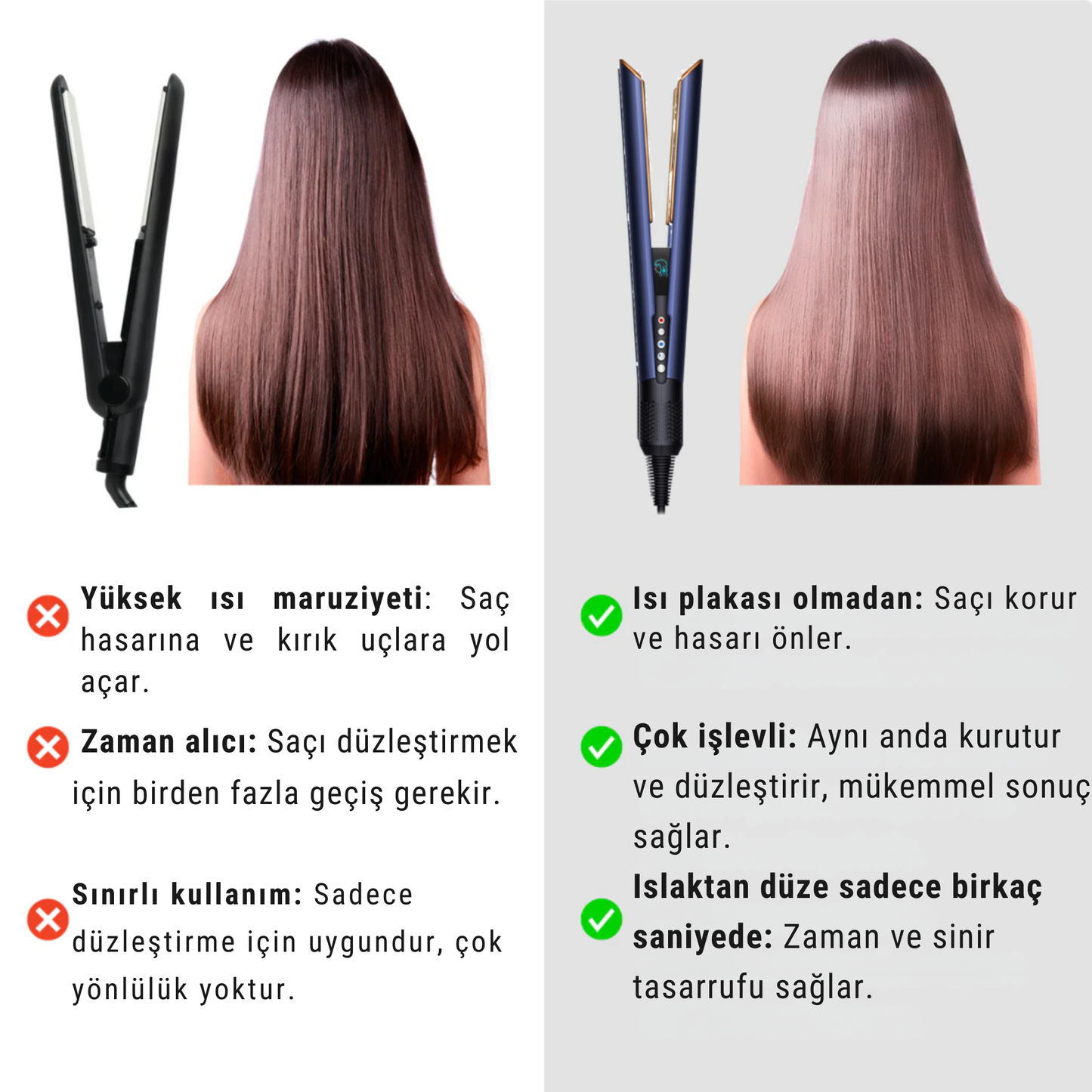 مكواة فرد الشعر ÉS AirStraight™ Pro