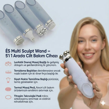 ÉS Multi Sculpt Wand – 5’i 1 Arada Cilt Bakım Cihazı LaBelleÉs