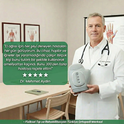 HandCare Pro™ El Terapisti - Isıtmalı ve Akıllı Kompresyonlu El Masaj Aleti LaBelleÉs