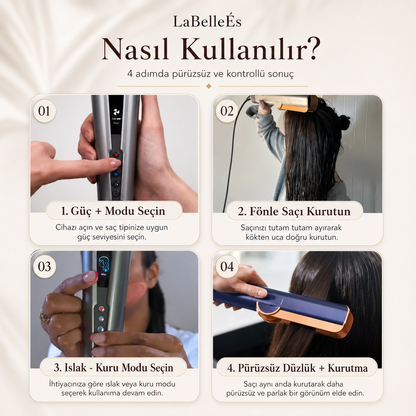 Saç Düzleştirici - ÉS AirStraight Pro™ İle Hızlı Düzleştirme