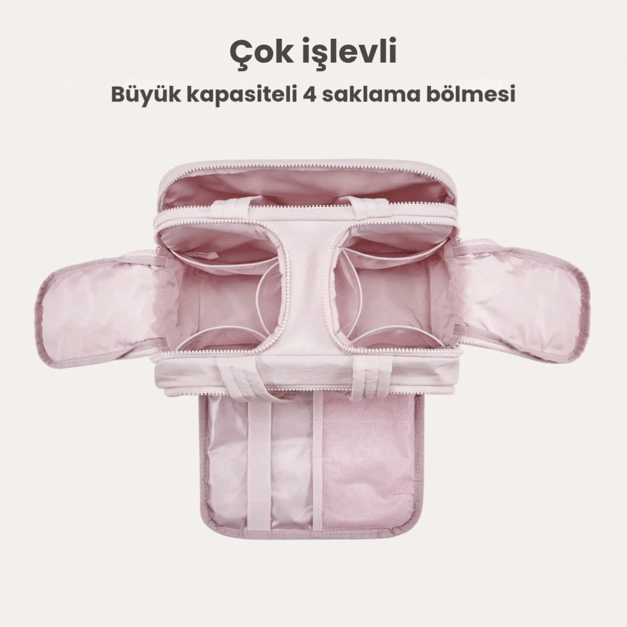 Belle MultiBag | 4’ü 1 Arada Seyahat & Bakım Çantası LaBelleÉs