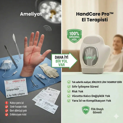 HandCare Pro™ El Terapisti - Isıtmalı ve Akıllı Kompresyonlu El Masaj Aleti LaBelleÉs