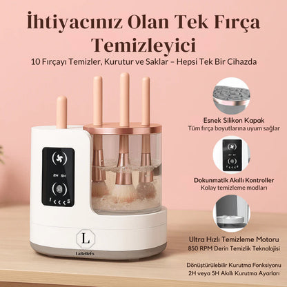 ÉS BrushClean | 3’ü 1 Arada Makyaj Fırçası Temizleyici