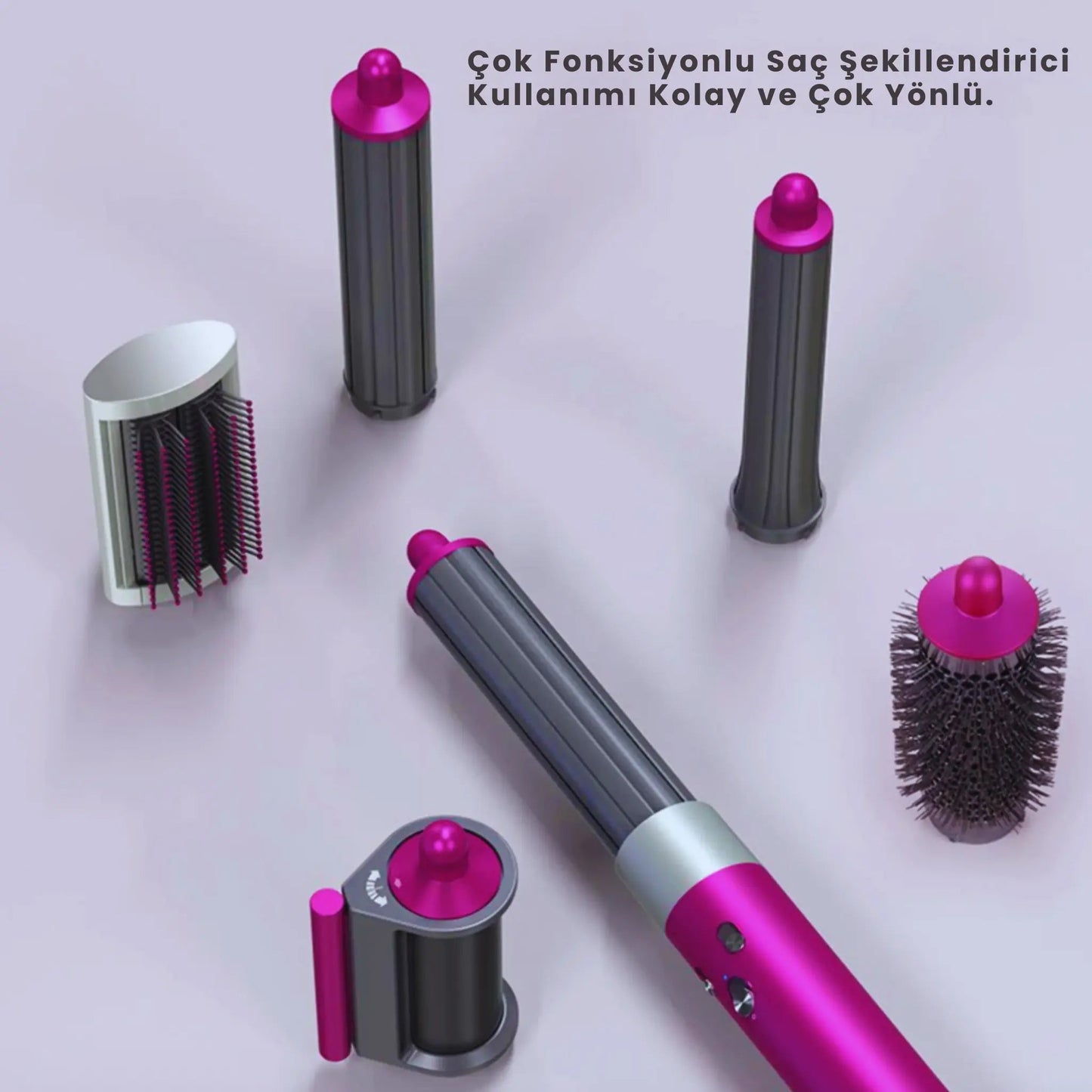 LaBelleÉs AirWrap Pro Long 6 Başlıklı Profesyonel Saç Şekillendirici