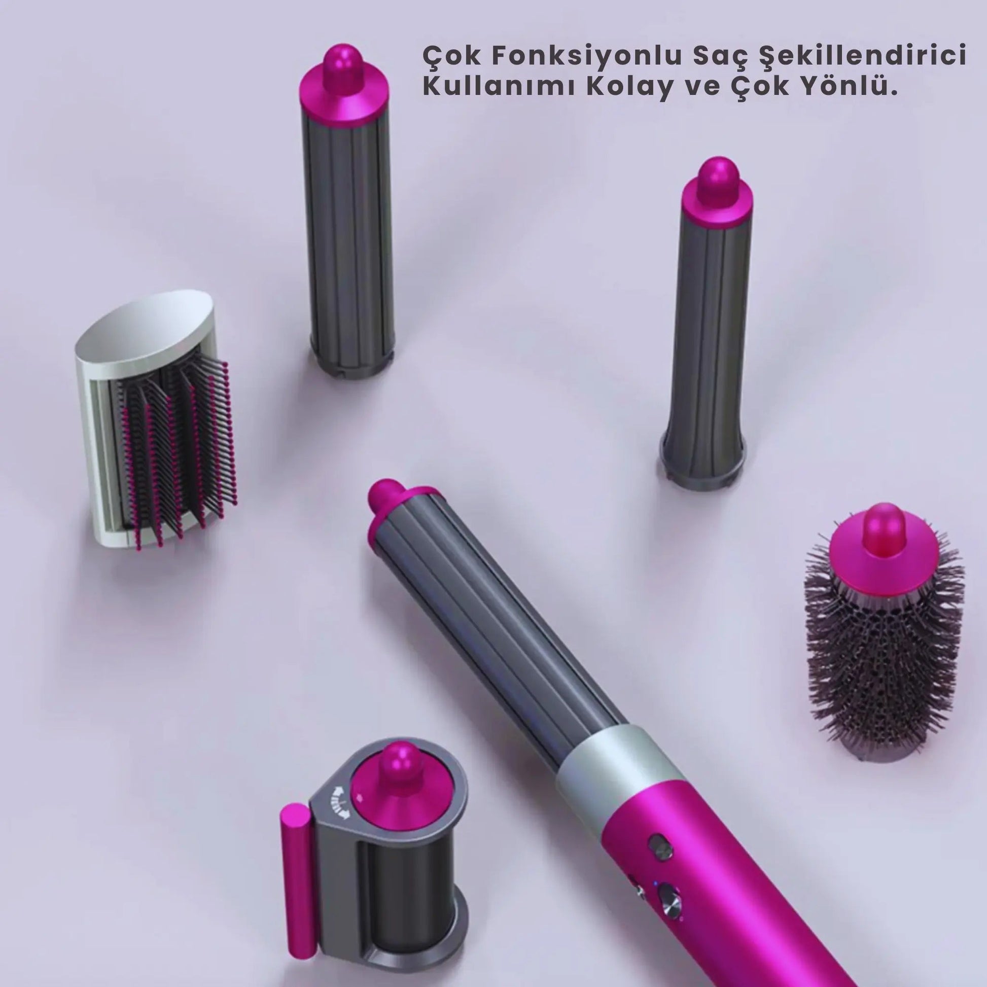 LaBelleÉs AirWrap Pro Long 6 Başlıklı Profesyonel Saç Şekillendirici